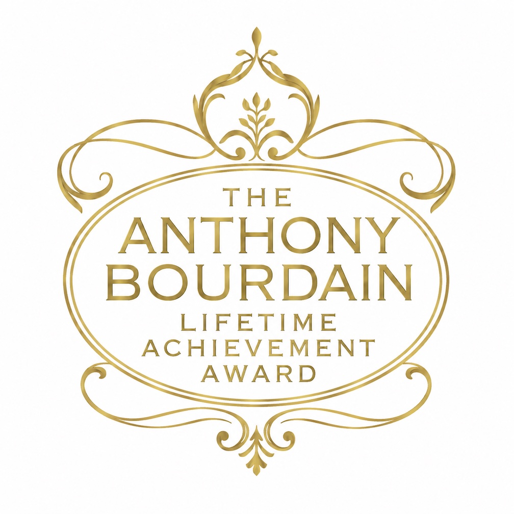 Anthony Bourdain Lifetime Achievement Award TA Gold copy